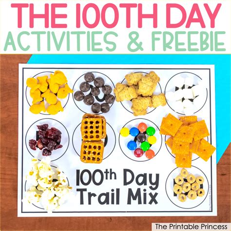 100th Day Of School Activities For Kindergarten