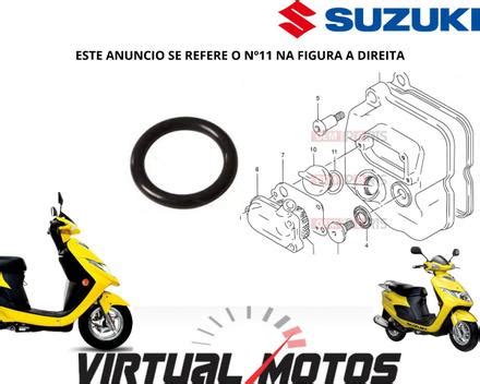 Anél Oring Vedação Da Vareta Nivel Do Óleo Burgman 125 05 09 SUZUKI