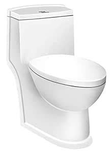 Hindware One Piece Western Commode For Bathroom Floor Mount Elba