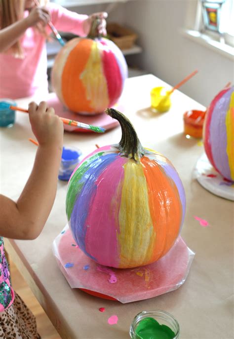 Painting Pumpkins with Kids - ARTBAR