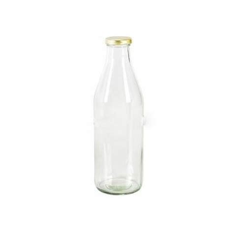 Metal Lug Cap Glass Bottle Milk 1000ml At Rs 19 Piece In Firozabad ID