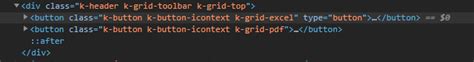 Inconsistent Types Of Grid Export Buttons Issue Telerik Kendo