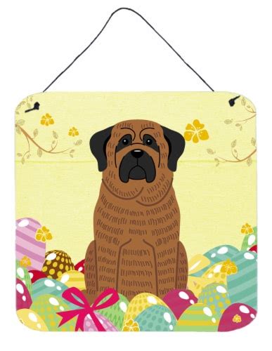 Carolines Treasures Bb Ds Easter Eggs Mastiff Brindle Wall Or Door