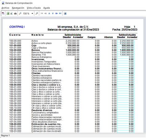 Consulta Los Saldos Iniciales De Tus Cuentas