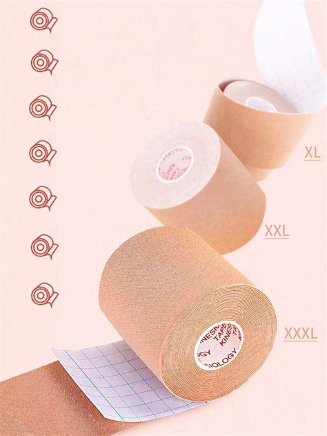 SHEIN 1roll Boob Tape Lift Firm Your Breasts Nipple Cover Breathable