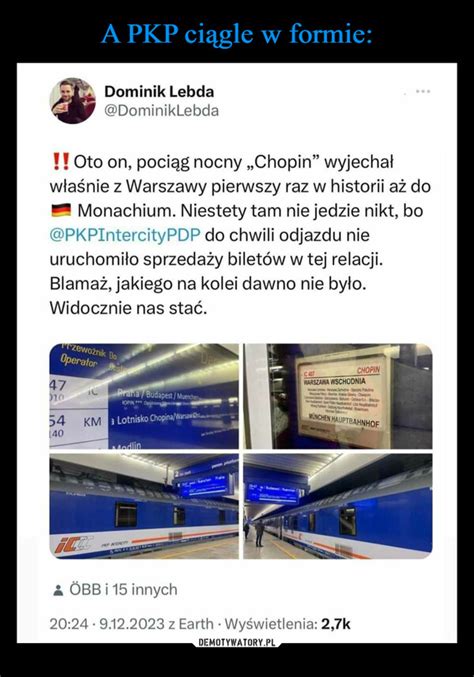 A PKP ciągle w formie Demotywatory pl