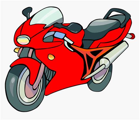 Motorcycle, Bike, Red, Motorbike, Motor, Power, Engine - Clipart Of Motorcycle, HD Png Download ...