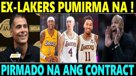 Official Ex Lakers Pumirma Na Ng Contract Bosto Javkpot Kay Holiday