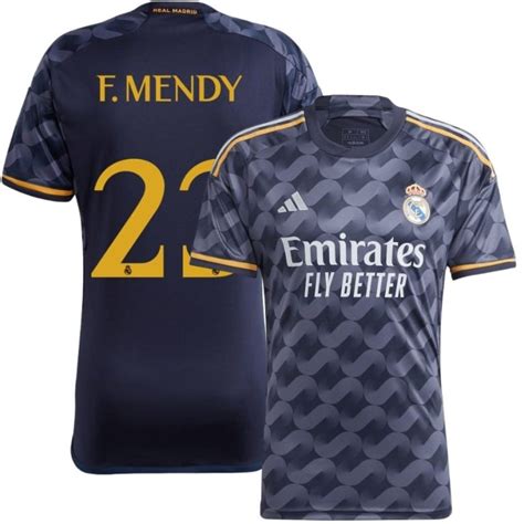 Maillot Real Madrid Ext Rieur F Mendy Foot Soccer Pro