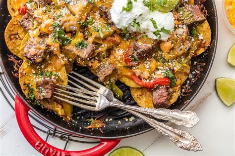 Skillet Steak Fajita Nachos The Cookie Rookie