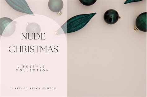 Nude Christmas Photo Bundle By Fempreneur Styled Stock Photos TheHungryJPEG
