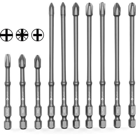 Pi Ces Embouts De Vissage Tournevis Magn Tiques Longueur Embouts De