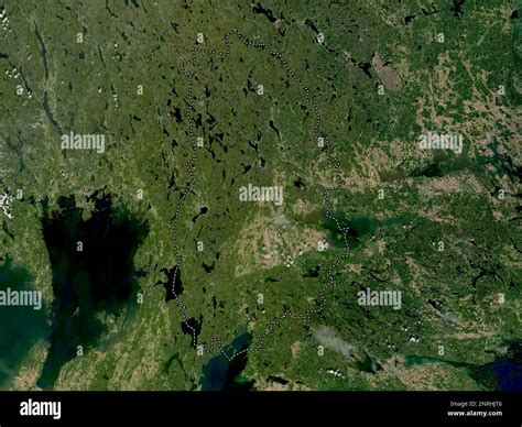 Orebro County Of Sweden Low Resolution Satellite Map Stock Photo Alamy