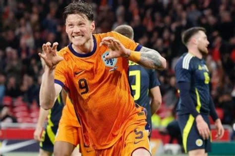 Hasil Belanda Vs Skotlandia De Oranje Pesta Gol Di Kandang