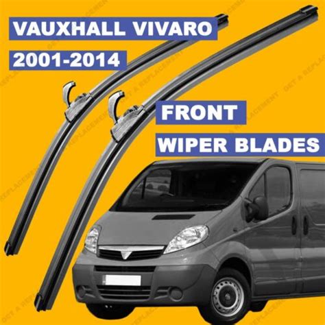 For Vauxhall Vivaro Front Windscreen Flat Aero Wiper