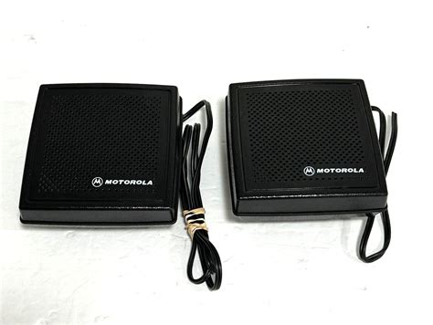 Lot Of 2 Motorola Hsn4032b External Speaker W No Mounting Bracket Apx Xtl Ebay