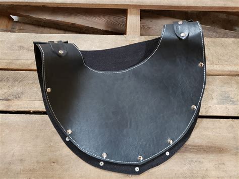 Medieval Templar Knight Marius Crusader Leather Gorget Neck Etsy