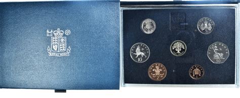 Großbritannien Set 1987 British Royal Mint Münze British Royal Mint