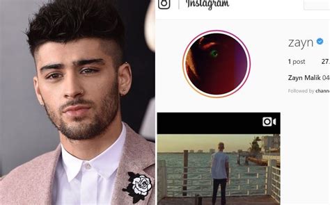 Zayn Malik Supprime Toutes Les Photos Sur Instagram Suite La Scission