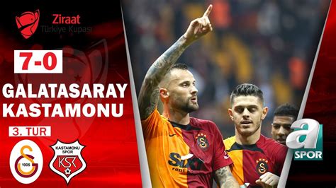 Galatasaray 7 0 Kastamonuspor Ziraat Türkiye Kupası 3 Tur Maçı 19