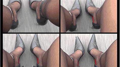 Black Buffalo Pumps Part 3 Shoeplay Short Clips Clips4sale