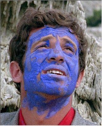 Jean Paul Belmondo In Pierrot Le Fou France 1965 Directed By Jean