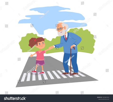 Crossing The Road Clipart