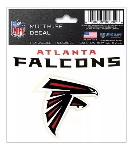 Adesivo Multi Uso X Nfl Atlanta Falcons Mercadolivre