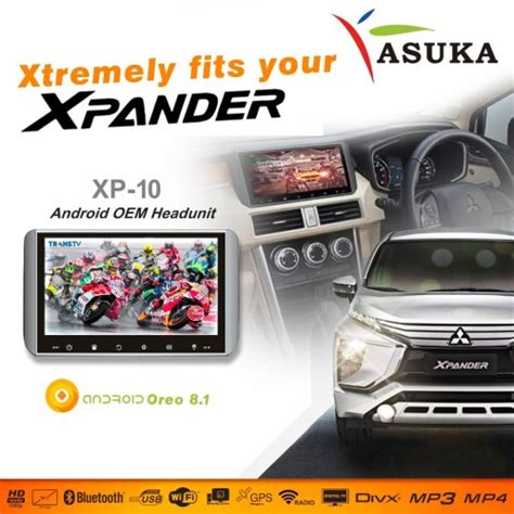 Jual Head Unit Xpander Asuka Xp10 Asuka Xp 10 Double Din Xpander