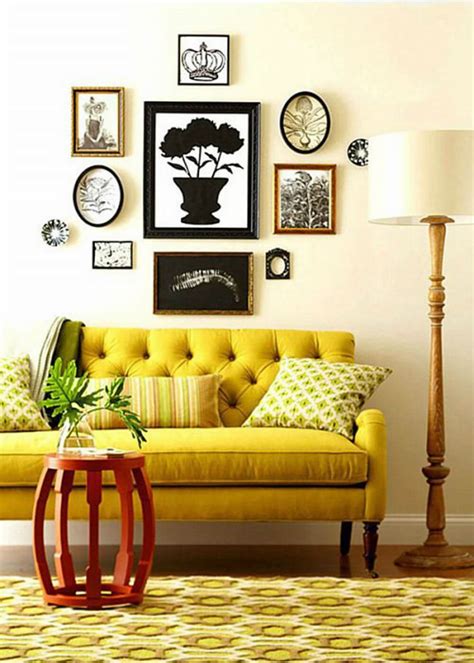 10 Cheerful Interior Design Ideas with Colorful Sofa - Interior Idea