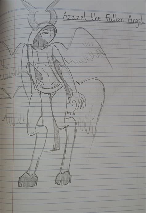 Oc Azazel The Fallen Angel R Originalcharacter