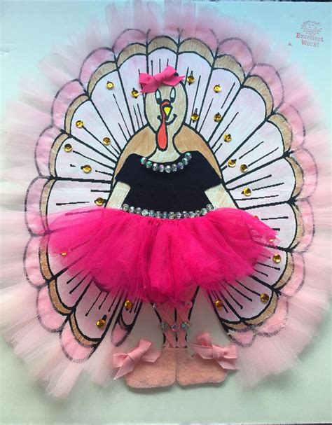 Diy Ballerina Turkey Disguise