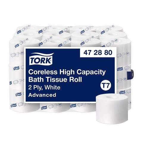 Tork Coreless High Capacity Toilet Paper Roll White T7 Walmart