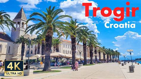 Trogir Croatia 🇭🇷 4k Old Town Walking Tour 2022 Youtube