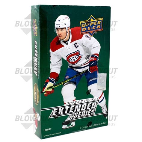 2022 23 Upper Deck Extended Series Hockey Hobby Box