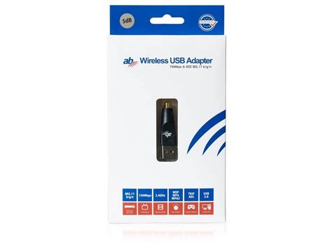 USB WiFi adaptér 2 4GHz AB MT7601U 150Mbps s anténou 5dBi