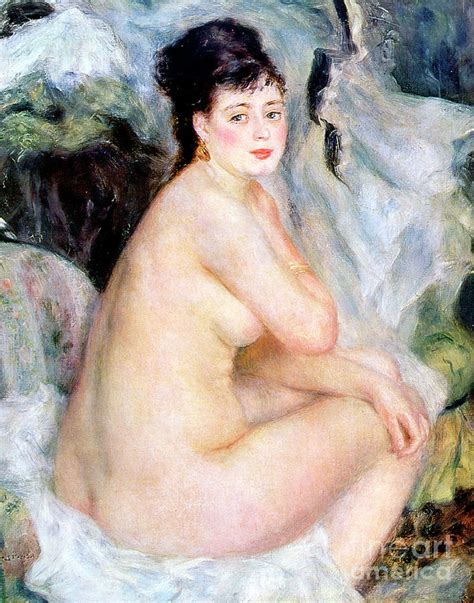 Nude 1876 Artist Pierre Auguste Renoir By Print Collector
