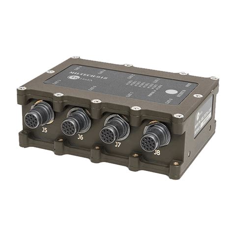 Miltech 918 8 Port Small Military Managed Gigabit Ethernet Switch