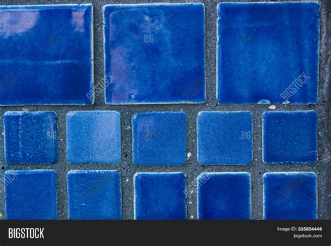 Blue Ceramic Tile Texture