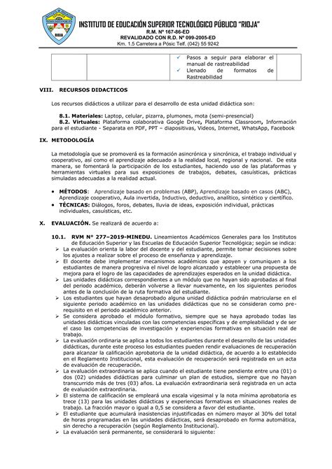 Actividades 16 03 Silabo Seguridad E Higiene Iv PDF