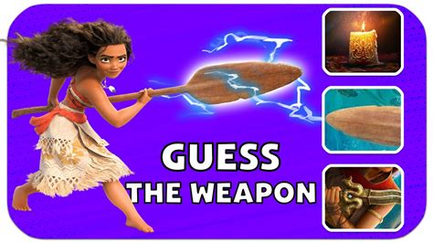 GUESS THE DISNEY PRINCESS BY HER WEAPONS DISNEY QUIZ CHALLENGE