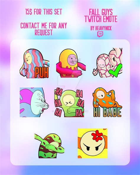 Fall Guys Emotes by HeavyNick93 on DeviantArt