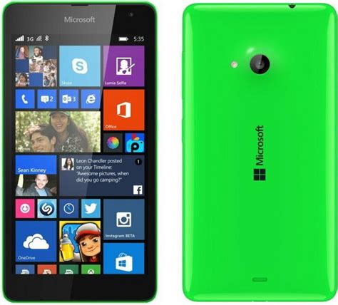 Microsoft Lumia 535 Dual Sim Zielony Ceny I Opinie Na Skapiec Pl