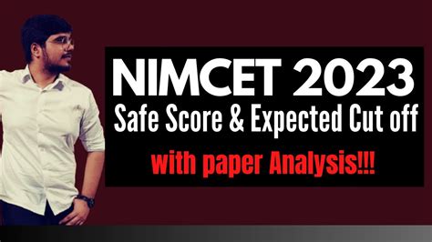 Nimcet Cutoff S Safe Score Nimcet Paper Analysis Kitne Marks