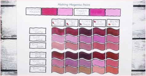 How To Make Magenta Acrylic Paint: The Top 2 Epic Contenders! - Squishing Paint