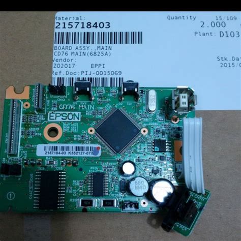 Jual Mainboard Epson L Board Printer Epson L Copotan Unit