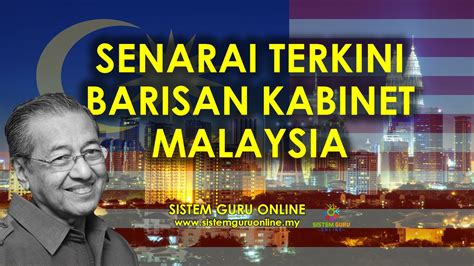 Senarai Terkini Barisan Kabinet Malaysia