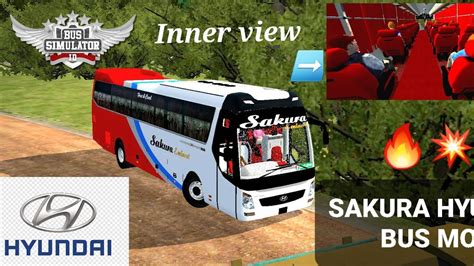 Sakura Eminent Hyundai Bus Mod Skin For Bus Simulator Indonesia