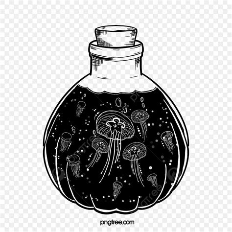 Potion Bottle Outline Clip Art