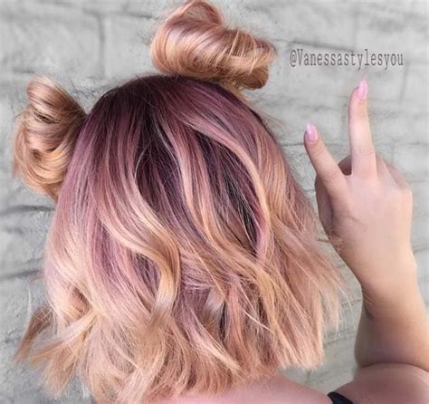 38 Rose Gold Hair Color Ideas 2017 [mermaid Hair] En 2019 Color De